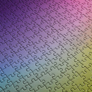 gradient color puzzle pieces