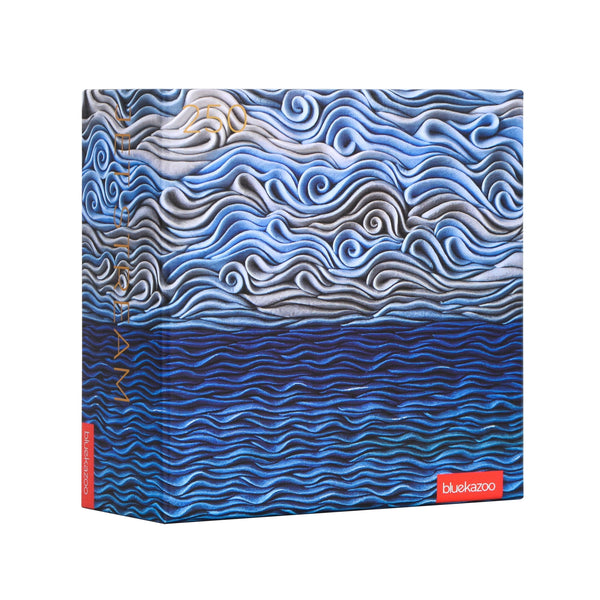 絵画 BLU/ZONE/2024/Q Horizon Blue Print • Melissa McKinnon Art