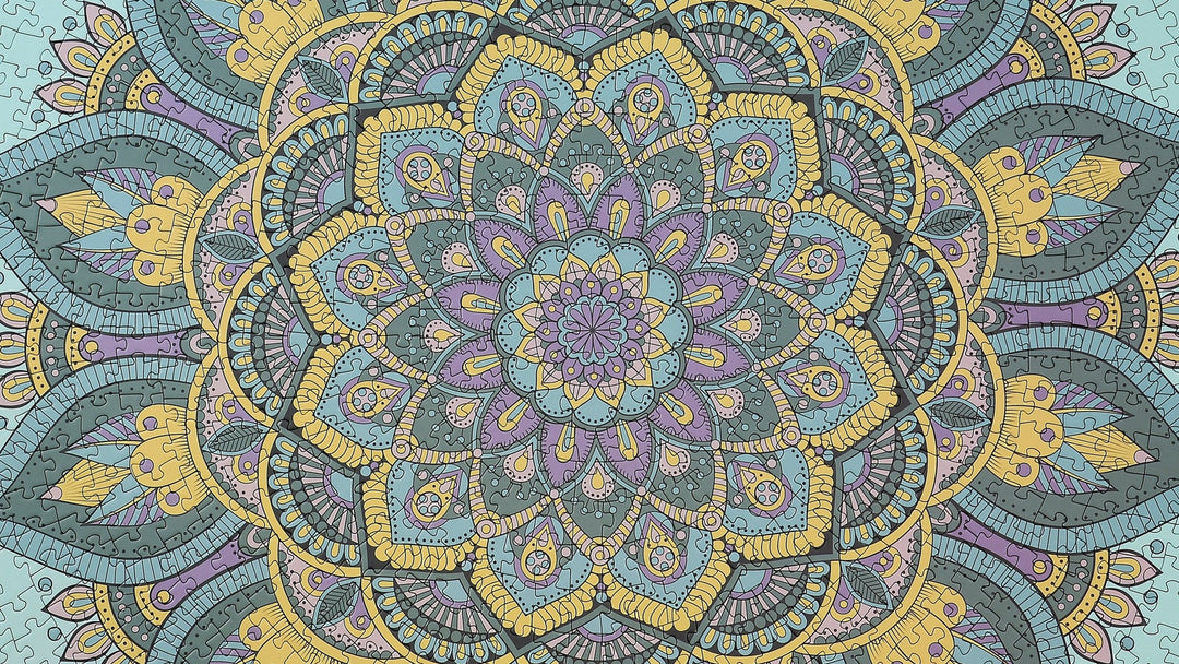 PATTERNS 1,000 Piece Mandala Jigsaw Puzzle by Blue Kazoo