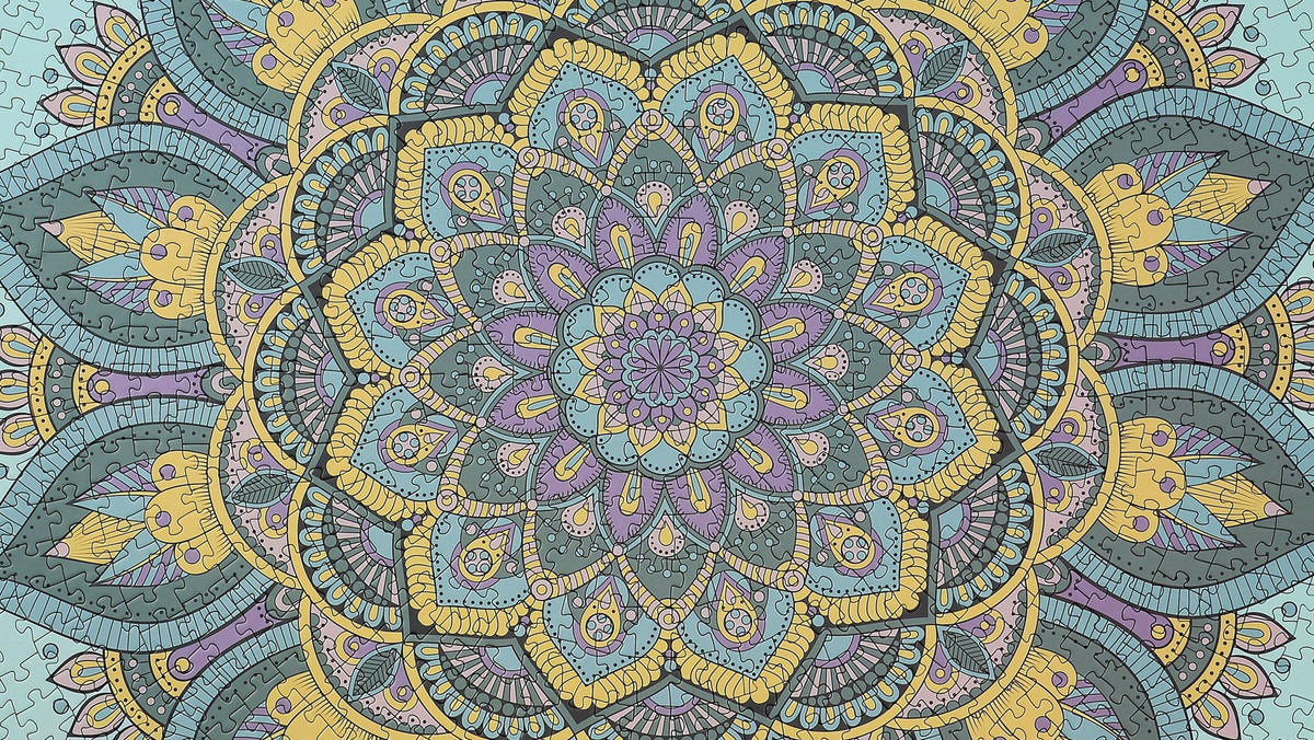 PATTERNS 1,000 Piece Mandala Jigsaw Puzzle by Blue Kazoo