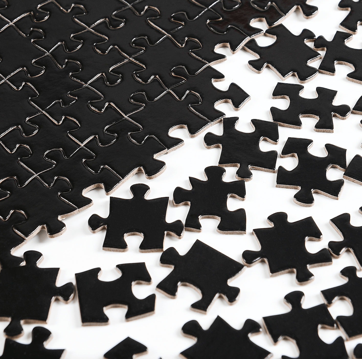 All Black Puzzle Solid Color Black Puzzle Blue Kazoo