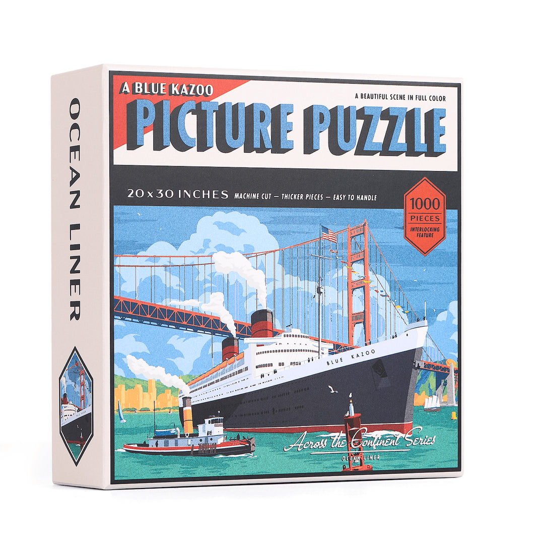 OCEAN LINER 1,000 Piece Jigsaw Puzzle by Blue Kazoo