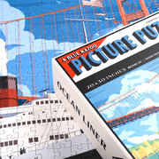 vintage style ocean liner puzzle