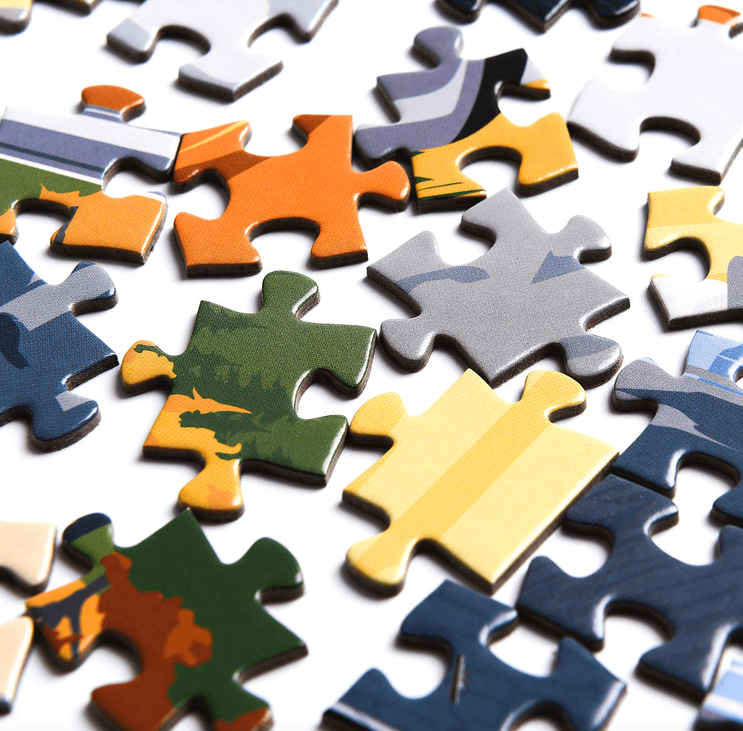 TRAIN 1,000 Piece Jigsaw Puzzle by Blue Kazoo