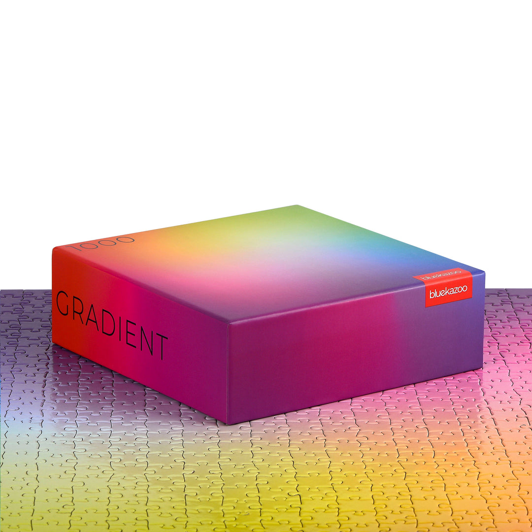 GradientRainbowColorJigsawPuzz