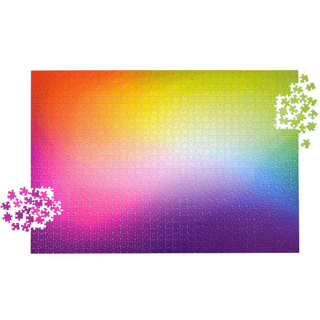 Gradient Puzzle 1 000 Piece Gradient Color Puzzle Blue Kazoo