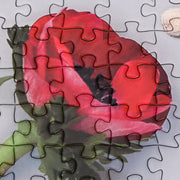 rose puzzle pieces