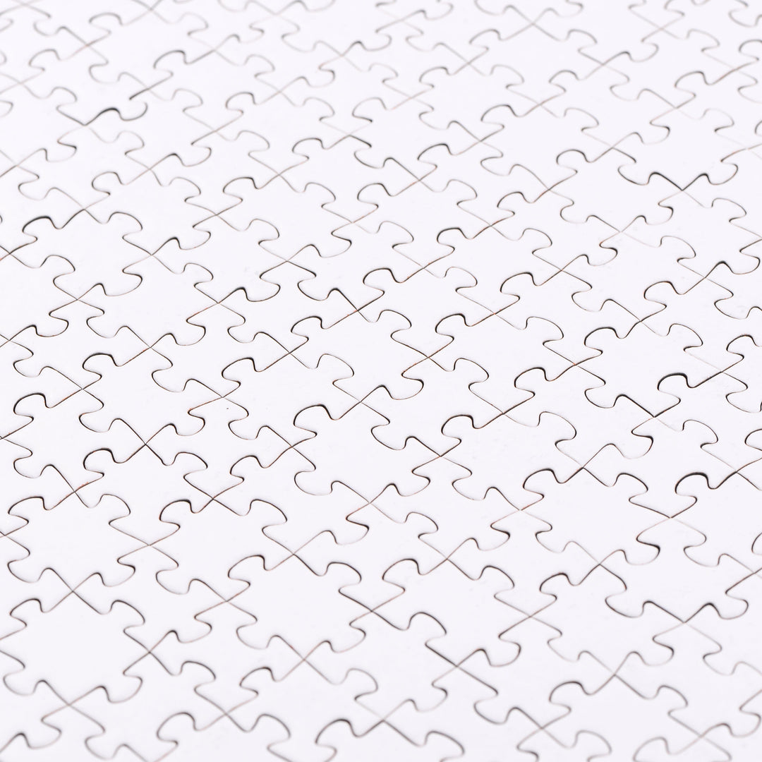 IMPOSSIBLE: WHITE 1000pc Jigsaw Puzzle by Blue Kazoo