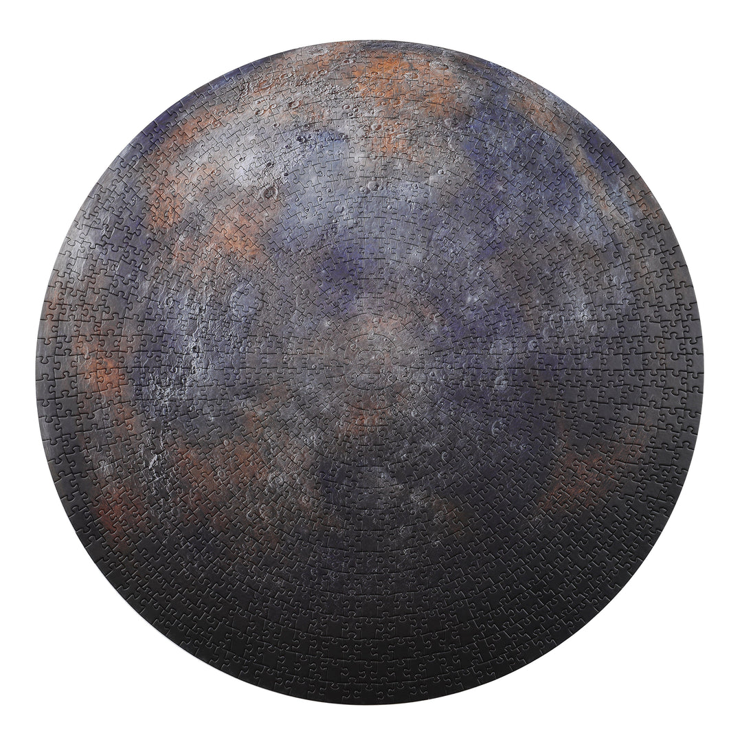 MERCURY Round Jigsaw Puzzle by Blue Kazoo
