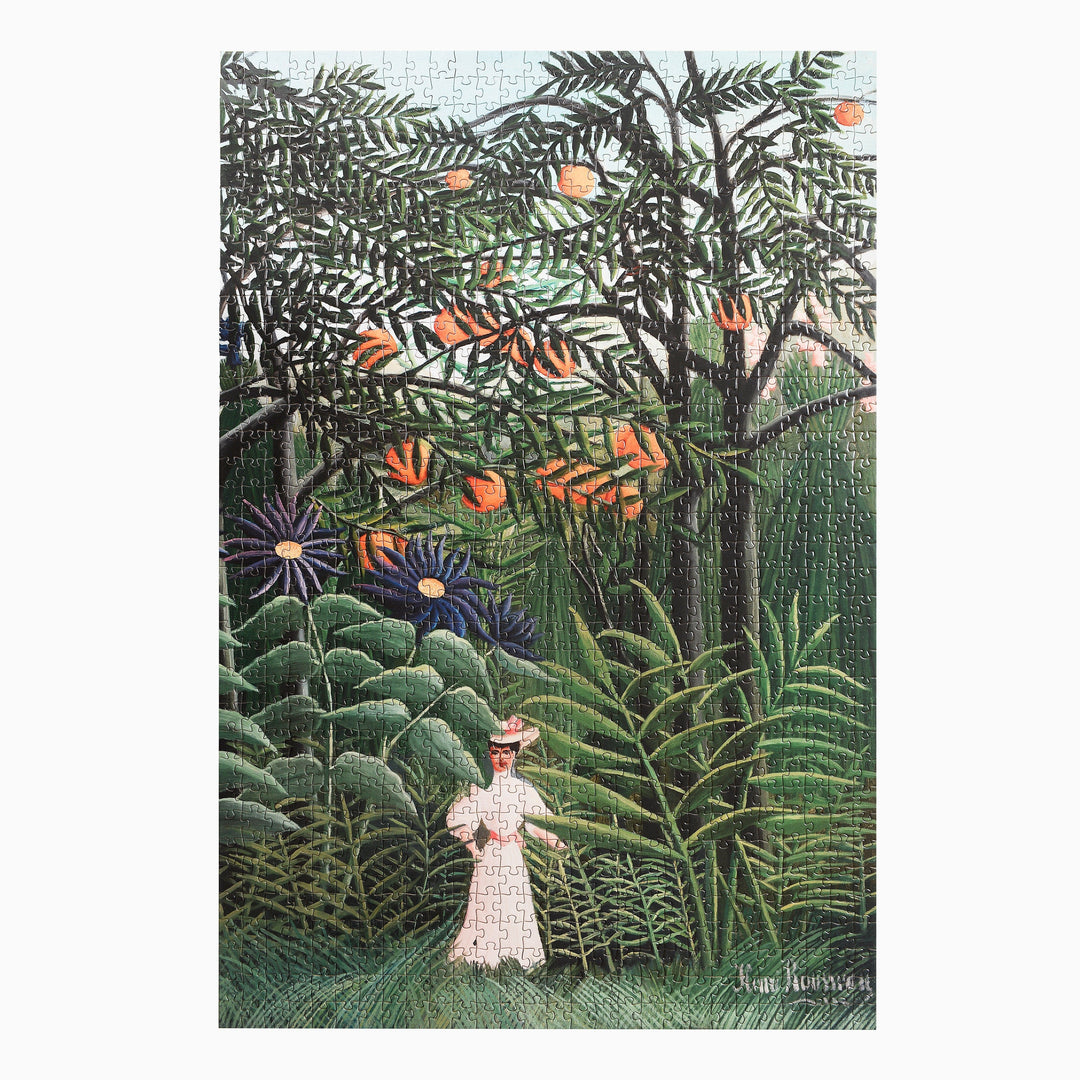 ジグソーパズル ジュアン・ボラス 『エル ツゥリネオ アズール』 1000pc Henri Rousseau III Puzzle - 1000 Piece Art Puzzle | Blue Kazoo