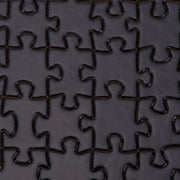 black puzzle pieces
