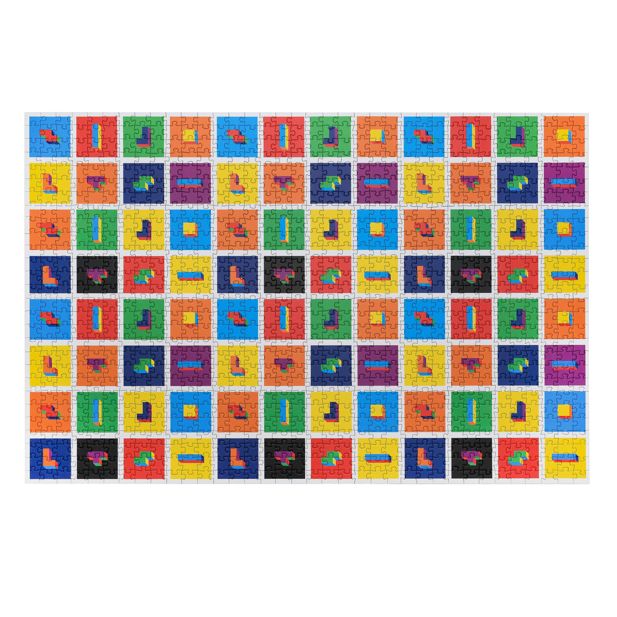 COLOR BLOCK 1,000 Piece Tetris® Jigsaw Puzzle by Blue Kazoo